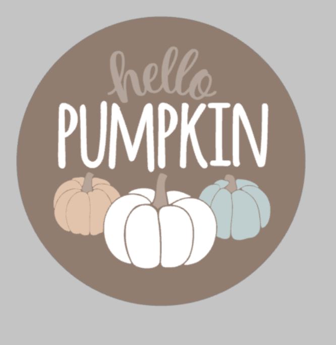 Hello Pumpkin - with Pumpkins