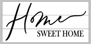 Home sweet home (home cursive)
