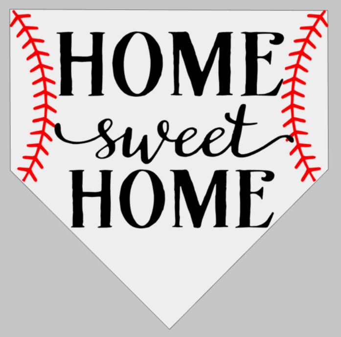 Home sweet home-home plate