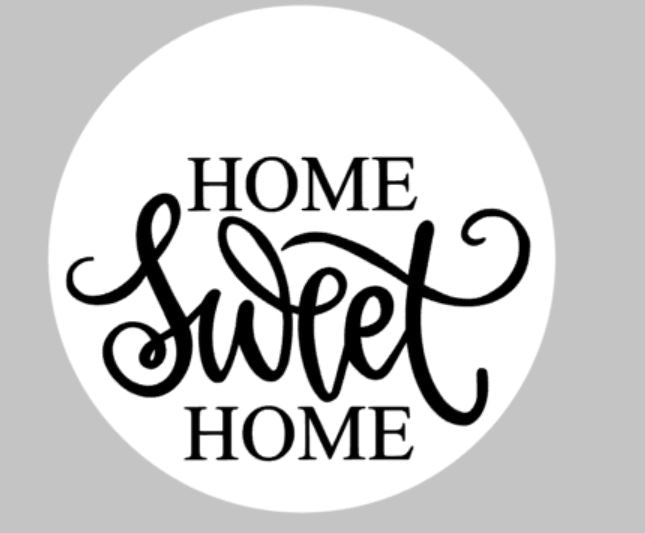 Door hanger - Home sweet home