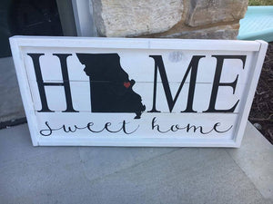 Home sweet home with heart