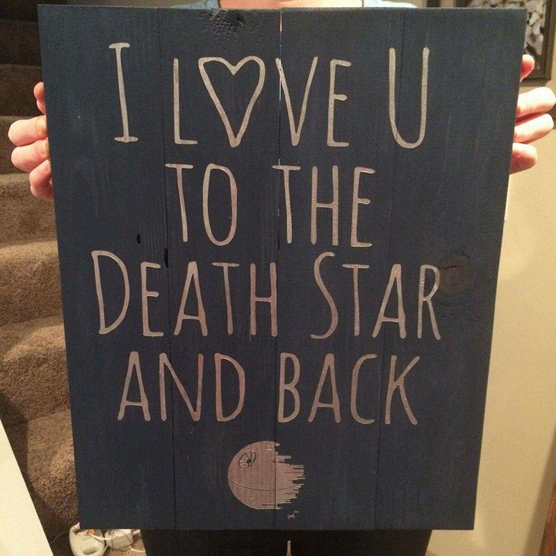 I love you to the death star and back