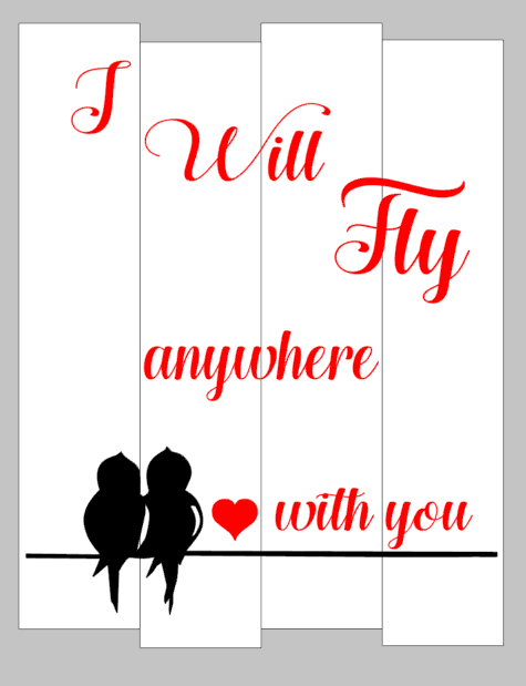I will fly anywhere with you-love birds