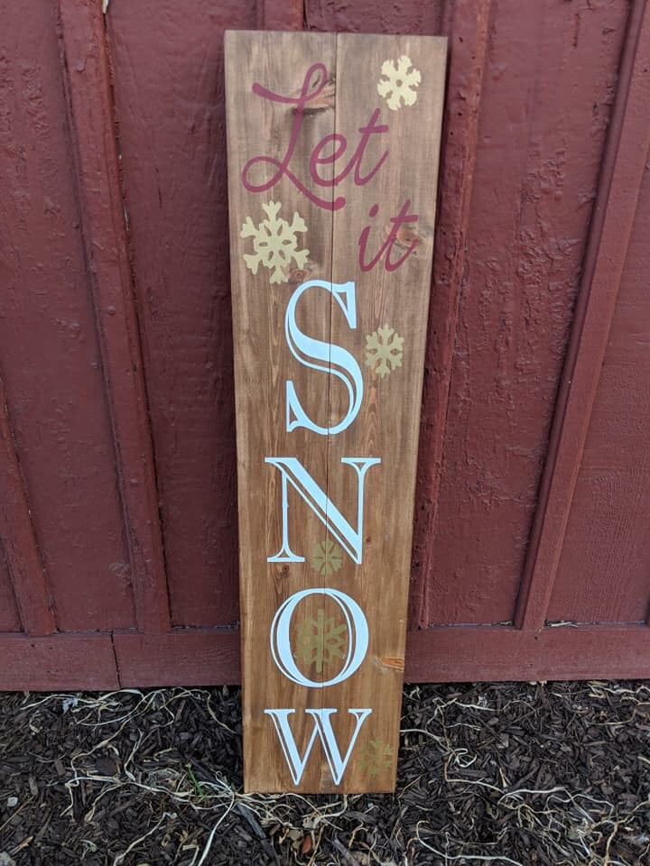Let it snow with snowflakes