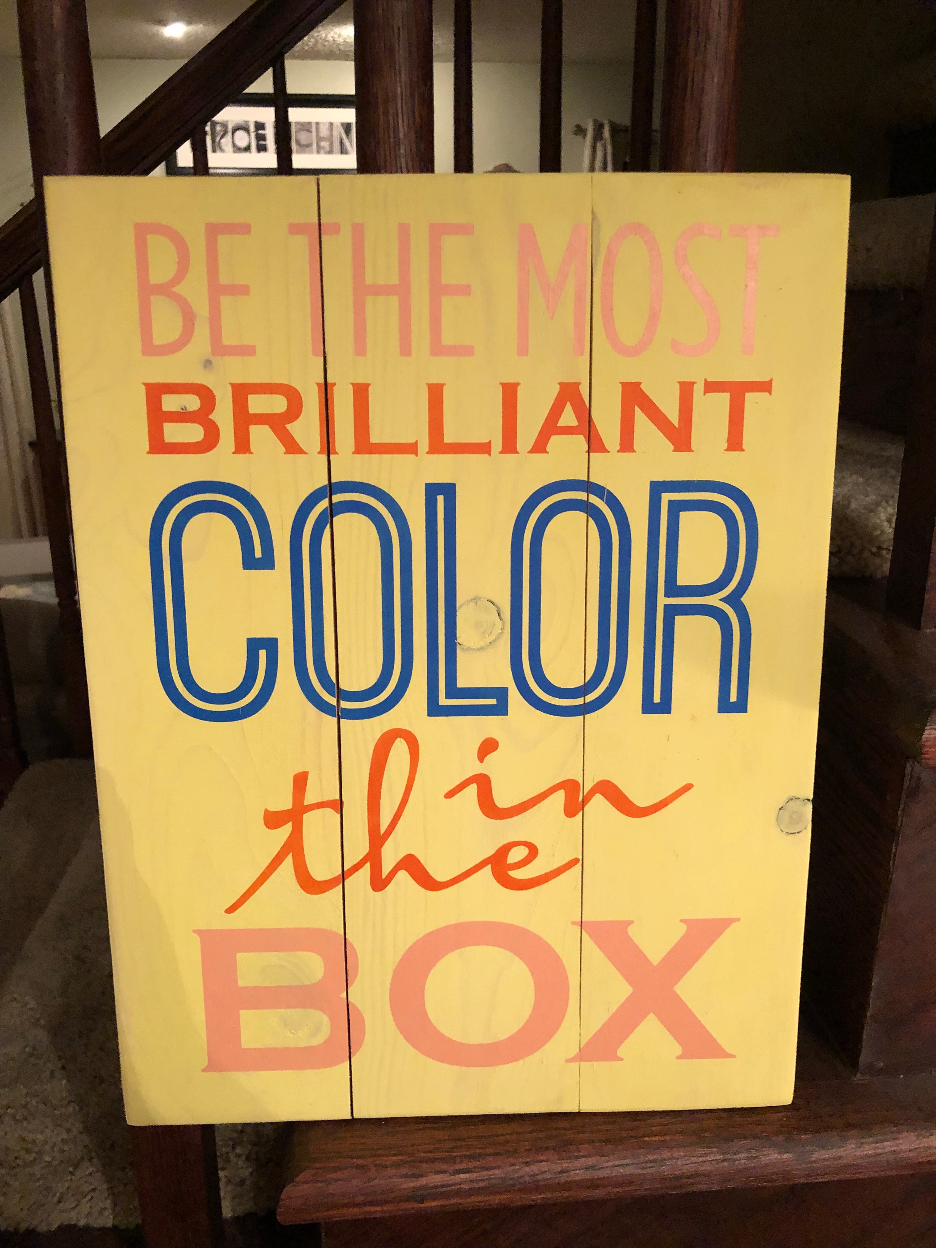 Be the most brilliant color in the box