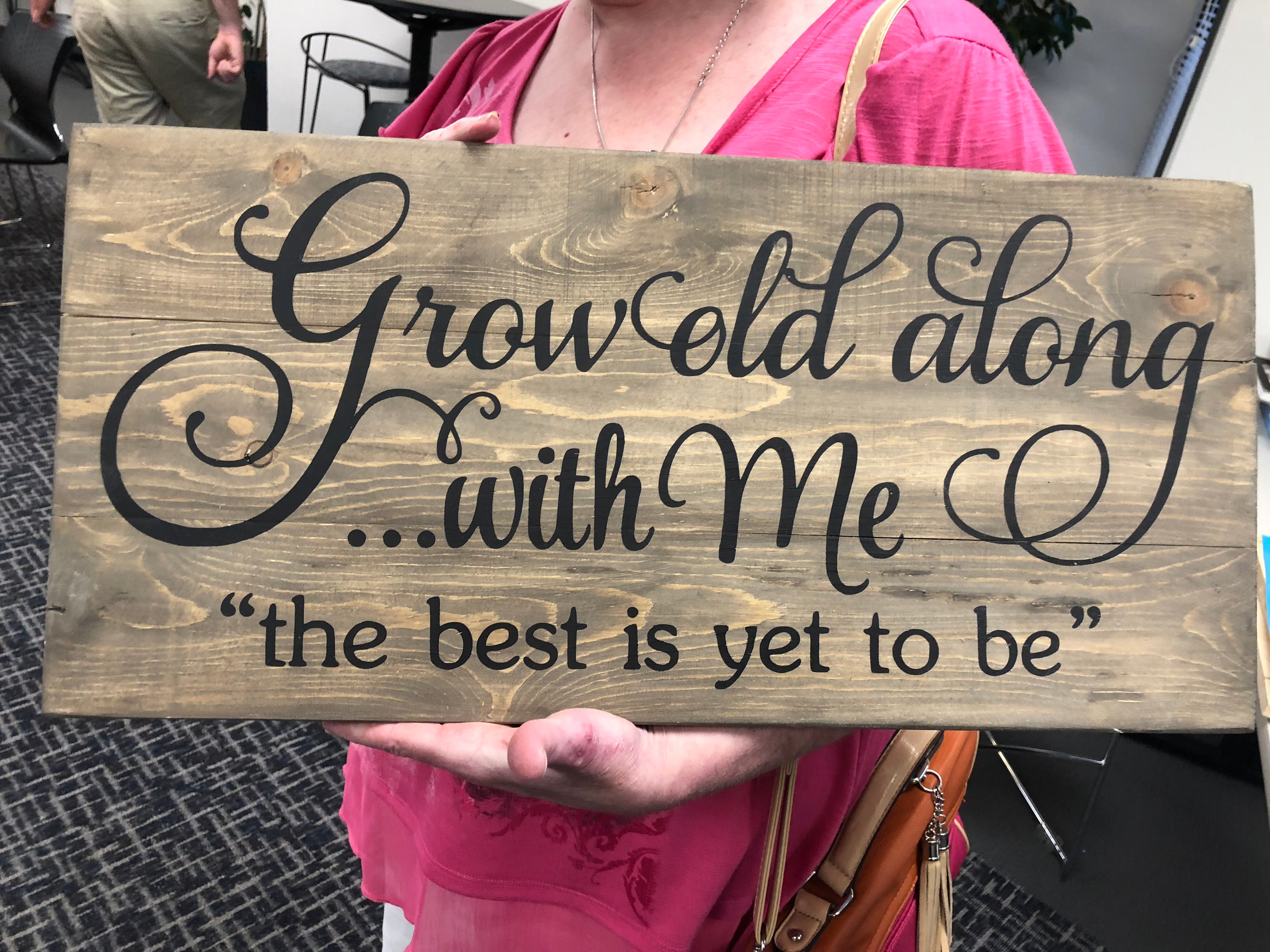Grow old along with me