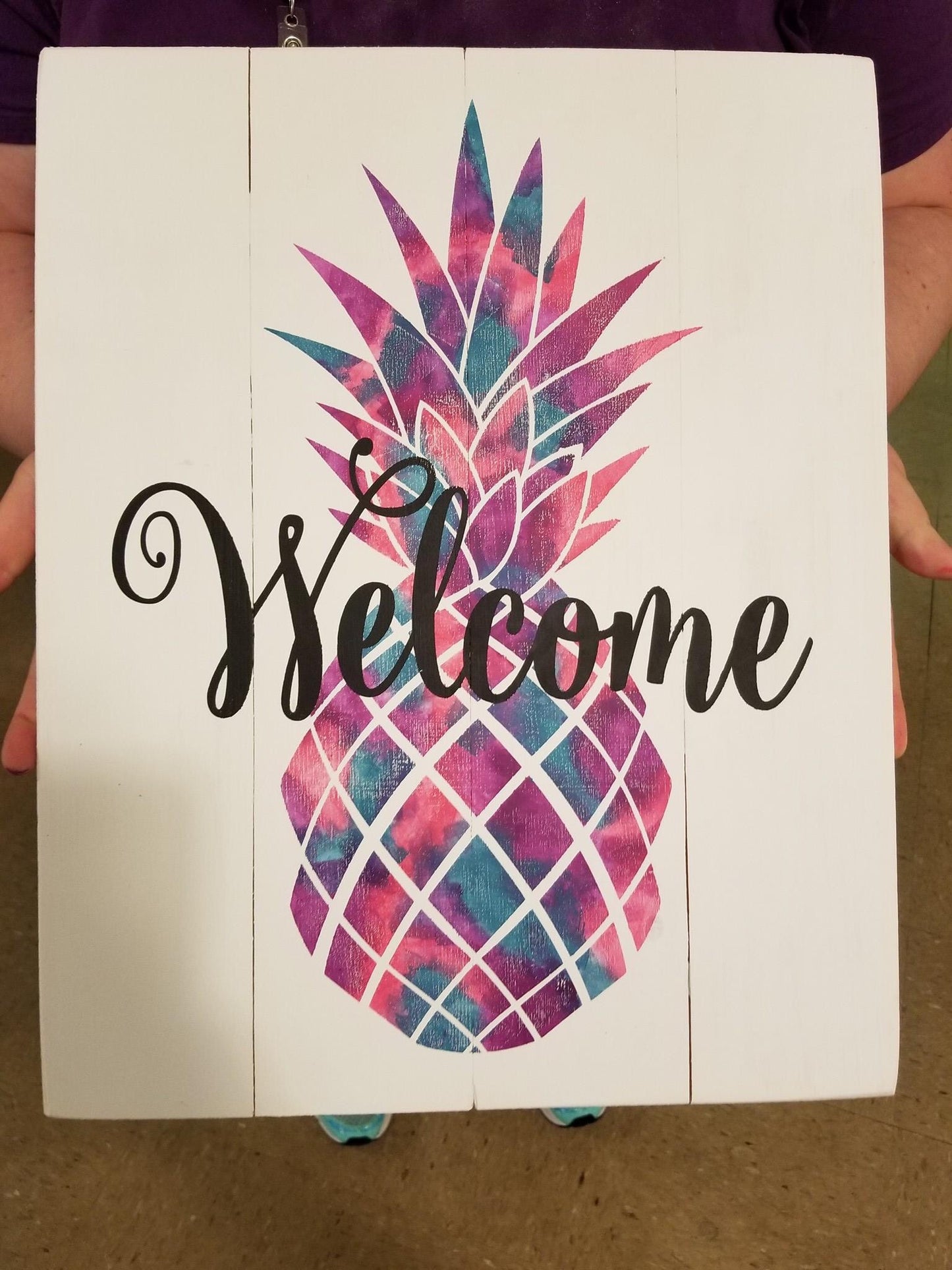 welcome with pineapple