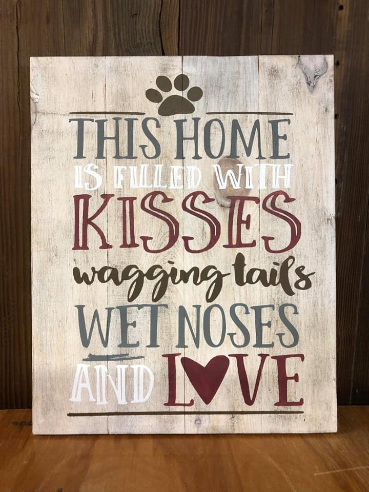 This home is filled with kisses -- Alternative design