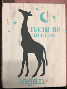 Dream Big Little One Giraffe