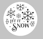 Let it Snow with Snowflakes