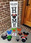 3D Seasonal Interchangeable Mouse Welcome to our Home Porch