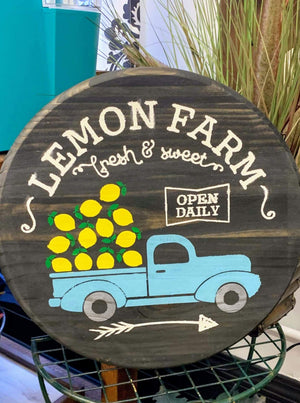 Lemon Farm with truck ROUND