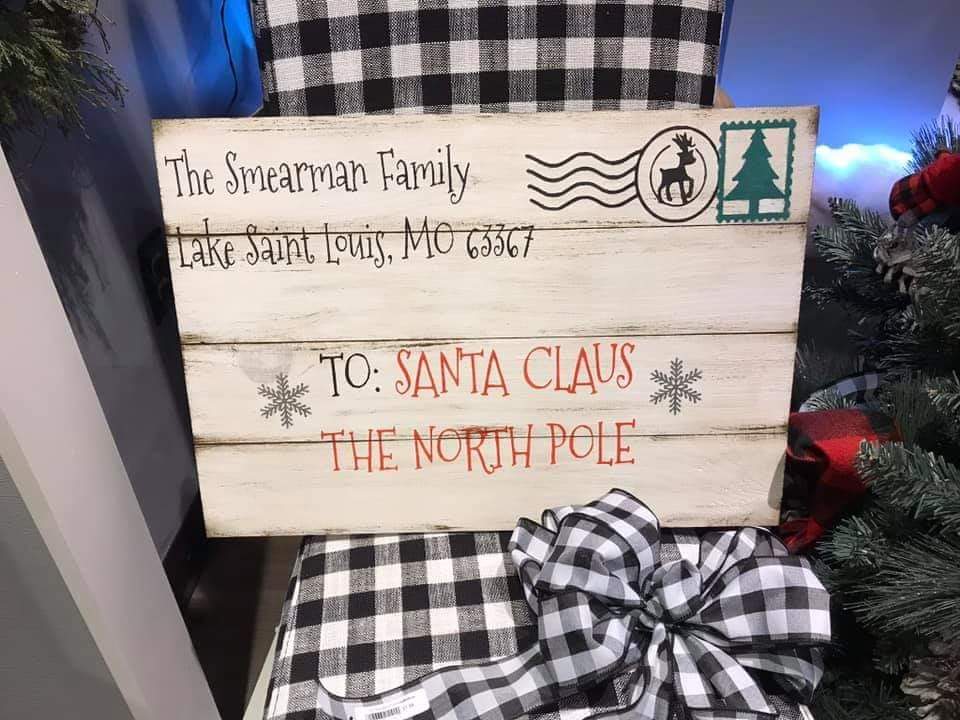 Letter from Santa with your address