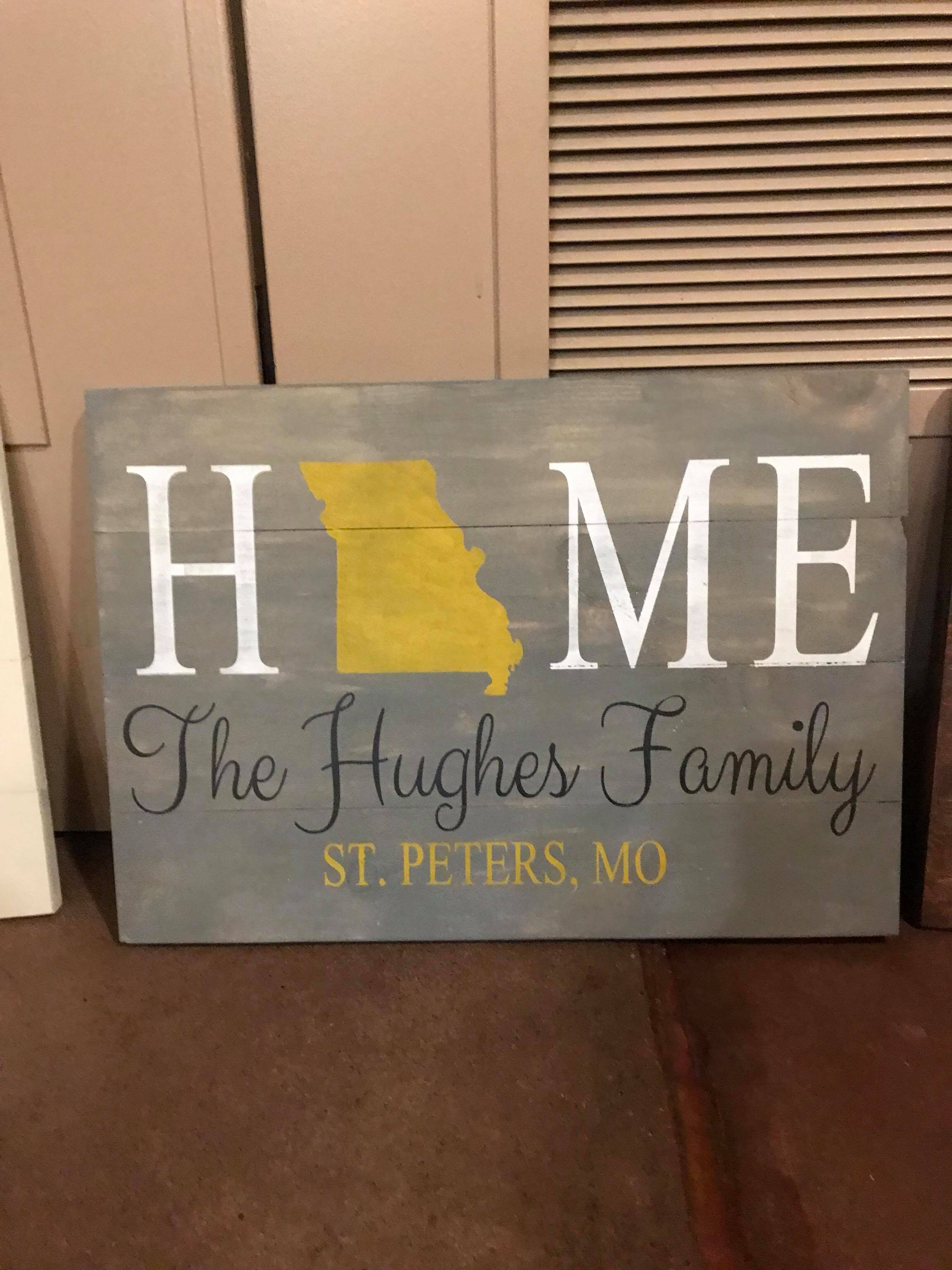 Home state-Family name and city
