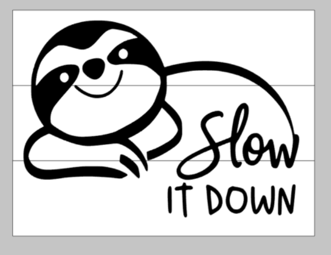 slow it down sloth