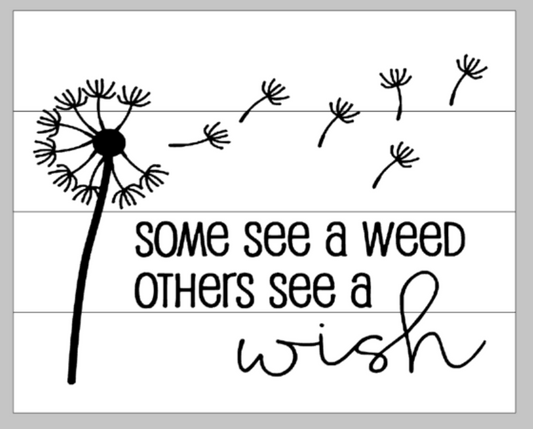 Some see a weed others see a wish with dandelion