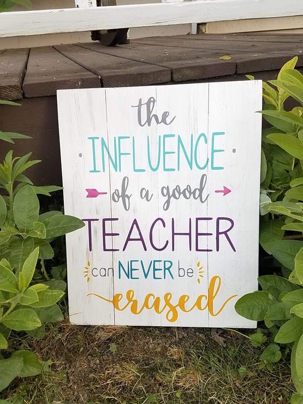 The influence of a good teacher