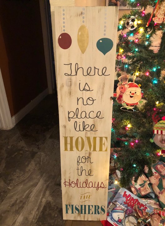 There is no place like home for the holidays-Family last name
