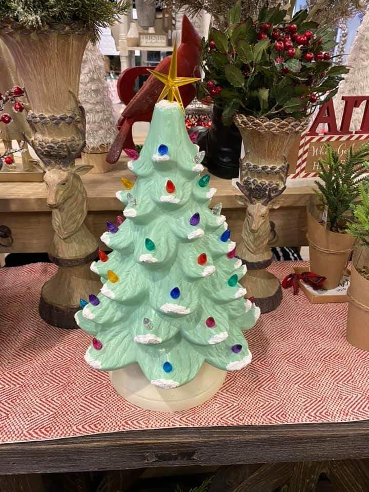 Vintage Style Ceramic Christmas Tree Small – Mommy's Design Farm