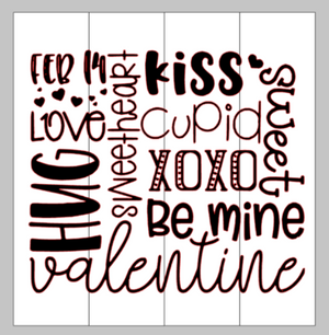 Valentines day subway art