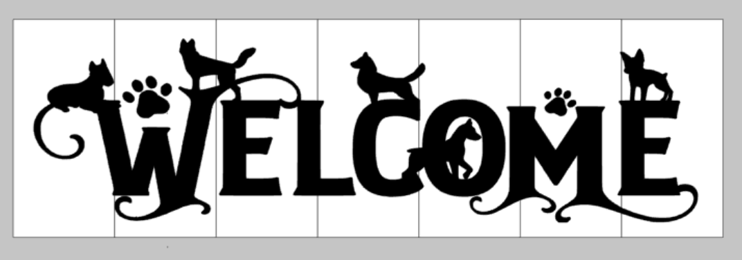 Welcome with dogs
