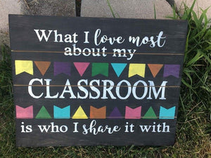 What I love most about my classroom