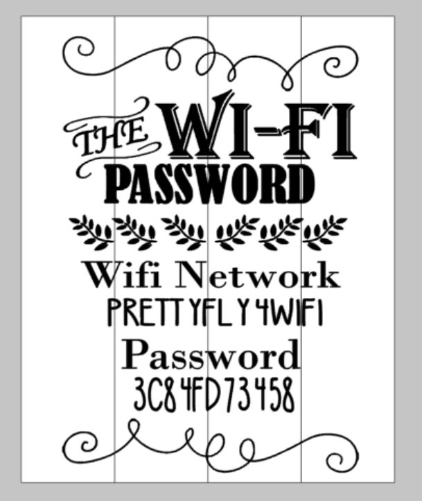 The Wifi Password